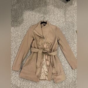 Willi Smith Beige Trench Coat